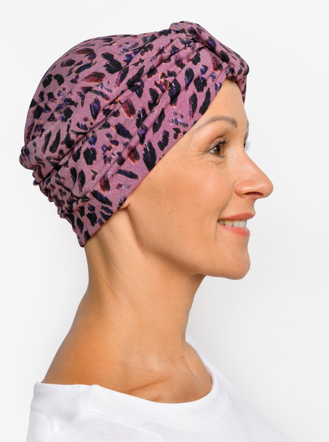 roze mutsje chemo turban alopecia