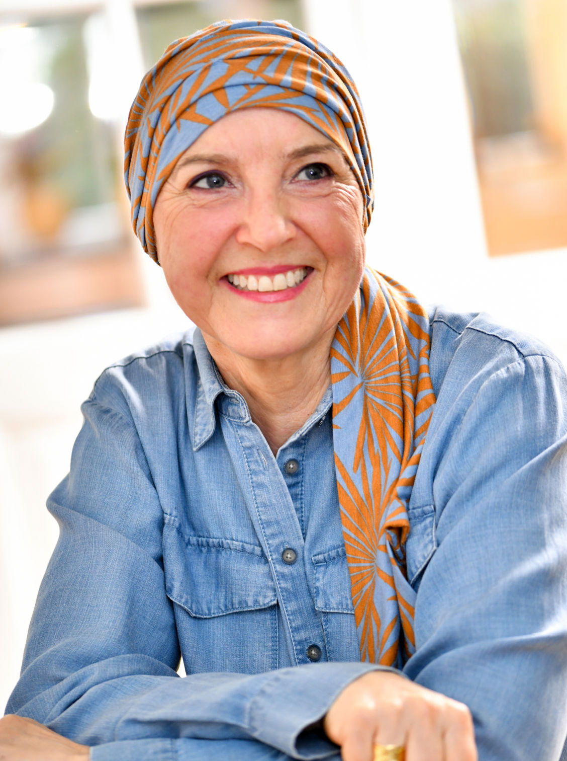 Chemo sjaal Liz - Sunny