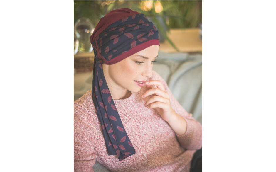 Chemo sjaal Liz - Berry