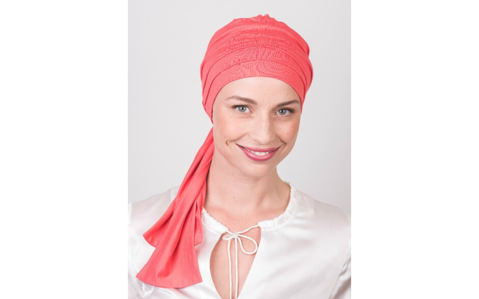 Chemo sjaal Liz - Flamingo