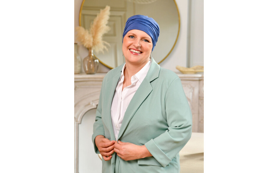 Chemo mutsje Marlene - Night Blue