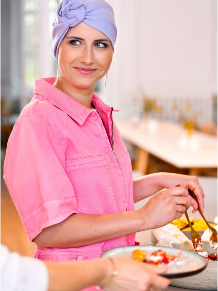 Bandana chimio Audrey - Lavender