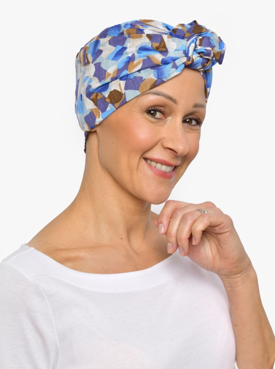 Cotton Chemo Bandana  Alopecia Head Wrap - Rosette la Vedette