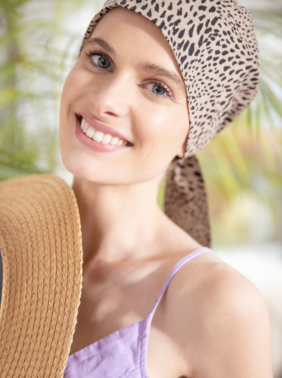 Head Wraps for Cancer Patients | Cotton Bandana Beach - Rosette la
