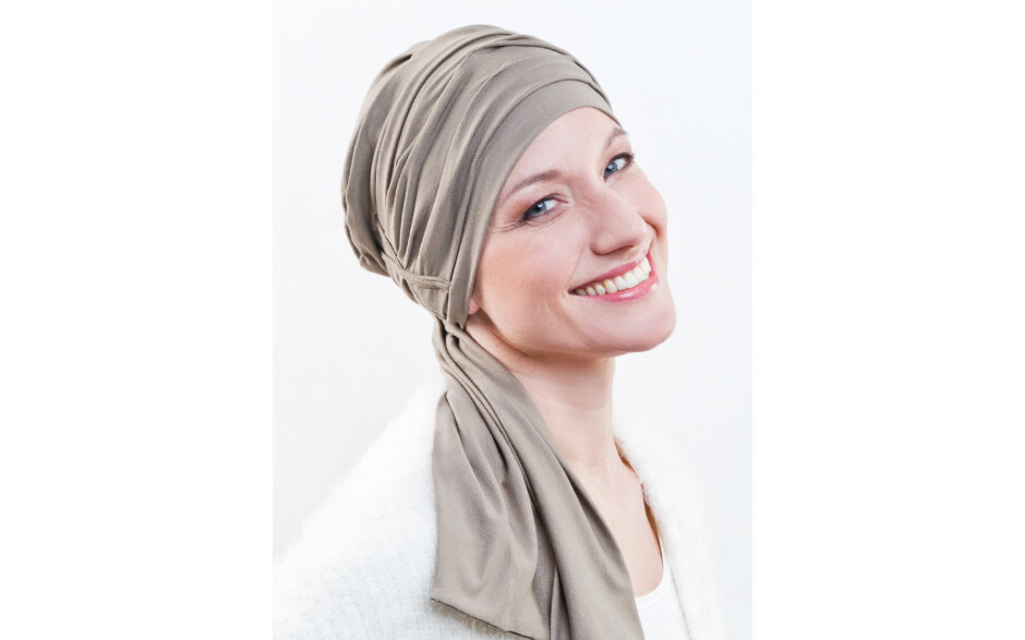Chemotherapy scarf Liz - Beige