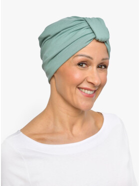 Chemo turban Sophia – Spring Green