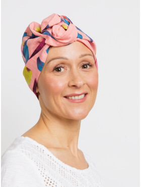 Chemo head wrap Audrey - Dahlia