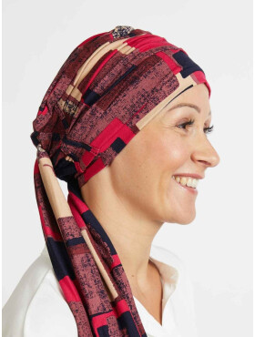 Chemo scarf Liz - India