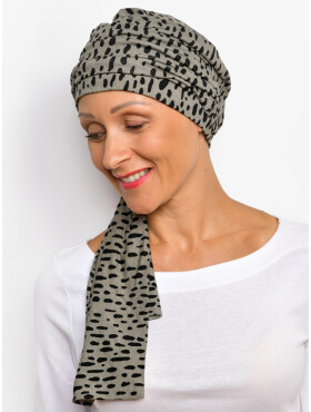 Cancer scarf  Liz - Cheetah