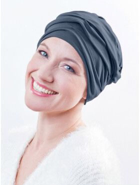 Cancer turban Marlene - Charbon